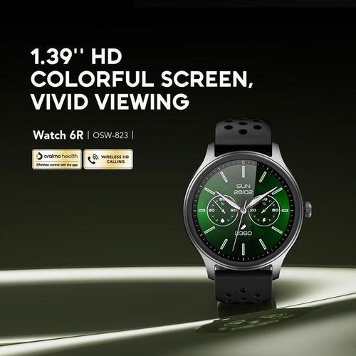 NEW ARRIVAL!!!!!!!!!   Oraimo Watch 6R 1.39'' Anti-Scratch IP68 Smart Watch, Anti-Scratch Panda Glass, Heart Rate & Blood Oxygen Monitor, IP68 Waterproof, AI Generated Watch Faces.