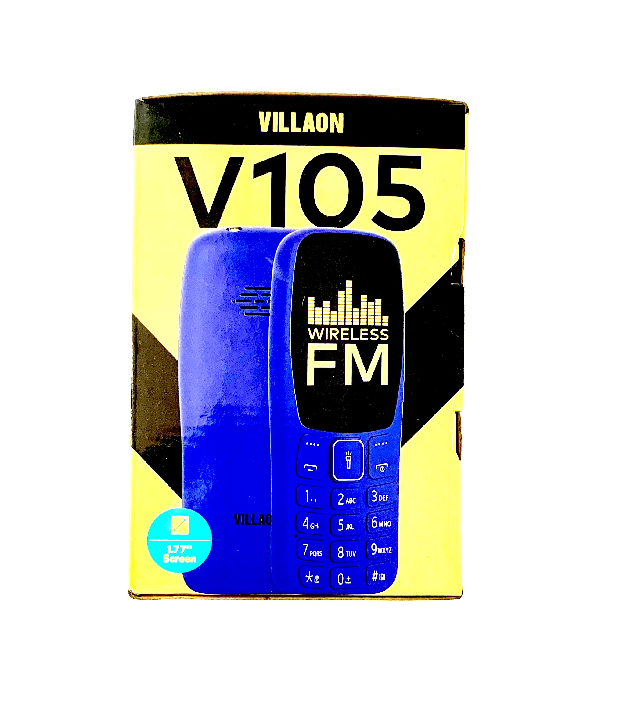 LIMITED DISCOUNT 🔥🔥 VILLAON V105 ,1.77" ,1000mAh , without camera, Dual sim (katululu //kabambe// mulika mwizi//button feature phone