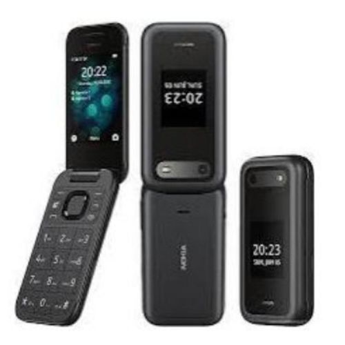 Nokia 2660 Flip Mobile Phone Classic 2.8" IPS LCD SCREEN DISPLAY 128MB +48MB RAM - 4G-Dual SIM- 1450mAh battery capacity Long Battery Life - FEATURE PHONE// KABAMBE