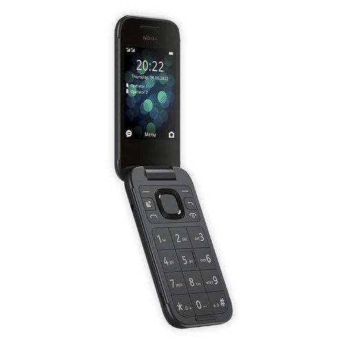 Nokia 2660 Flip Mobile Phone Classic 2.8" IPS LCD SCREEN DISPLAY 128MB +48MB RAM - 4G-Dual SIM- 1450mAh battery capacity Long Battery Life - FEATURE PHONE// KABAMBE