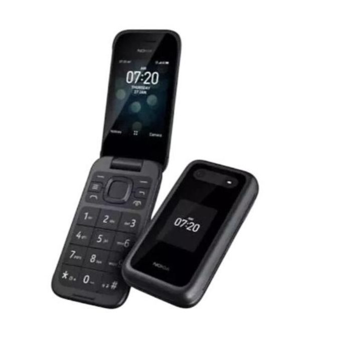 Nokia 2660 Flip Mobile Phone Classic 2.8" IPS LCD SCREEN DISPLAY 128MB +48MB RAM - 4G-Dual SIM- 1450mAh battery capacity Long Battery Life - FEATURE PHONE// KABAMBE