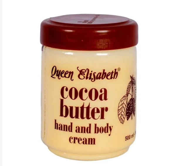 Queen Elizabeth Cocoa Butter Hand And Body Cream-Large Size-500ml