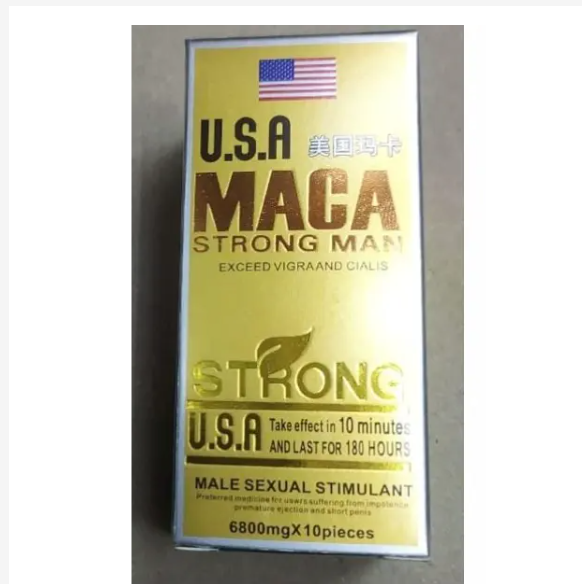 MALE SEXUAL STIMULANT U.S.A MACA STRONG MAN ;EXCEED VIGRA AND CIALIS ( TAKE EFFECT IN 10 MINUTES AND LAST FOR 180 HRS)