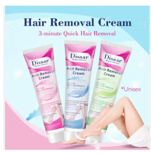 Disaar Hair Removal Cream Gentle & Painless removal for smooth skin ✅ Suitable for legs, arms, underarms, and bikini area Hair Remover Easy Hair Smooth Removal Cream