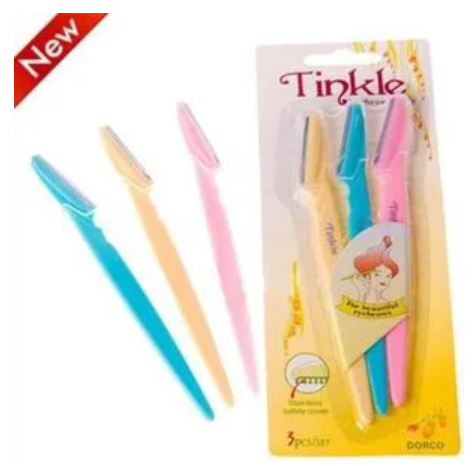 Tinkle Eyebrow Shaper Facial Hairs Razor - 3 PiecesTinkle Eyebrow Shaper Facial Hairs Razor - 3 Pieces
Tinkle Eyebrow Shaper Facial Hairs Razor - 3 PiecesTinkle Eyebrow Shaper Facial Hairs Razor - 3 P