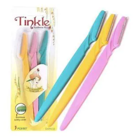 Tinkle Eyebrow Shaper Facial Hairs Razor - 3 PiecesTinkle Eyebrow Shaper Facial Hairs Razor - 3 Pieces
Tinkle Eyebrow Shaper Facial Hairs Razor - 3 PiecesTinkle Eyebrow Shaper Facial Hairs Razor - 3 P