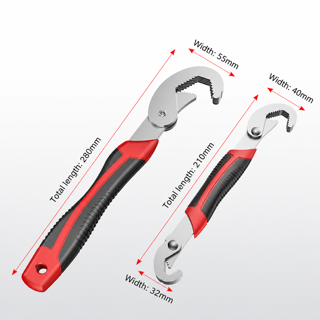 Best price for 2PCS Universal Wrench Set Adjustable Spanner Multi ...