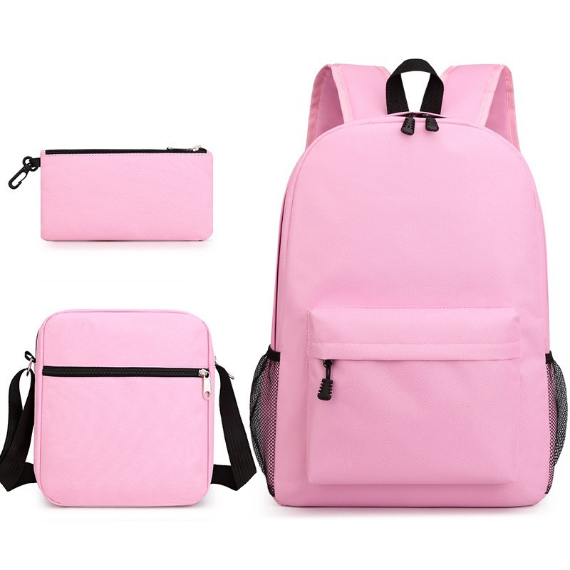 3PCS Galaxy School Backpack Set for Boys and Girls, Large Capacity Student Bookbag with Shoulder Bag and Pencil Case, Lightweight School Bag for Primary, Secondary School, Travel and Daily Use