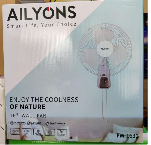 CLEARANCE OFFER AILYONS WALL FAN MOUNT WITH SUPER POWER 16"