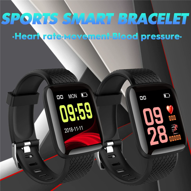TIMACK Smart Watch Sport Wristband Running Fitness Monitor Track Heart Rate Message Remind Men Smartwatch Woman Clock
