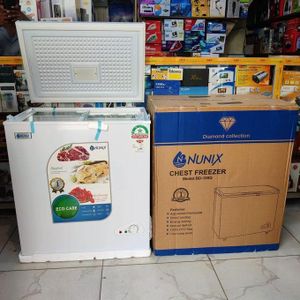 Nunix 100L Large Capacity Chest Freezer with Ecocare and Energy Saving Technologies+ Free Freezer Guard