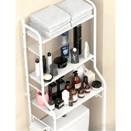 3 Layer Over The Toilet Rack Organizer With Guardrail Bathroom Organizer Free Standing Space Saver Stands Rack For Toilet Bathroom Accessories TRK01