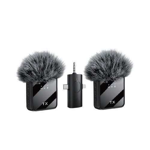F11-2 Pro Wireless Microphone with Charging Case for iPhone, Android, and Camera – High-Performance Sound for Content Creators and Professionals