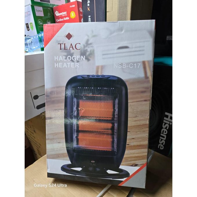 TLAC Halogen Heater NSB C17 3 Heating Elements, Energy Efficient.Standard Kenyan Compatibility: Runs perfectly on standard  household power grids