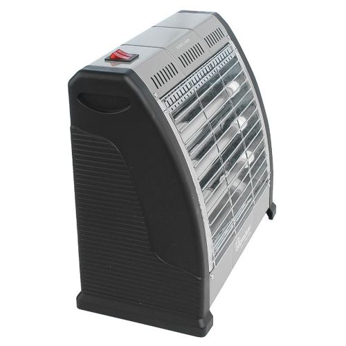 Ramtons RM/469 Electric Bar Quartz Heater, Black & Silver (1 YR WRTY