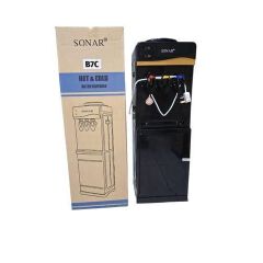 Sonar B7C 3 tap Hot, Normal and Cold top load water dispenser- black(1YR WRTY).High-Efficiency Thermal Engineering: Built with low-noise heating and compressor cooling elements that run quietly