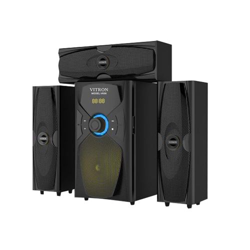 Vitron V636, 3.1CH Multimedia Bluetooth Speaker System - Black (1YR WRTY)Vitron V636 3.1 Inch Theater Multi Media Sub Woofer Speaker System WITH Bluetooth - AD/DC- 10000W(1YR WRTY)