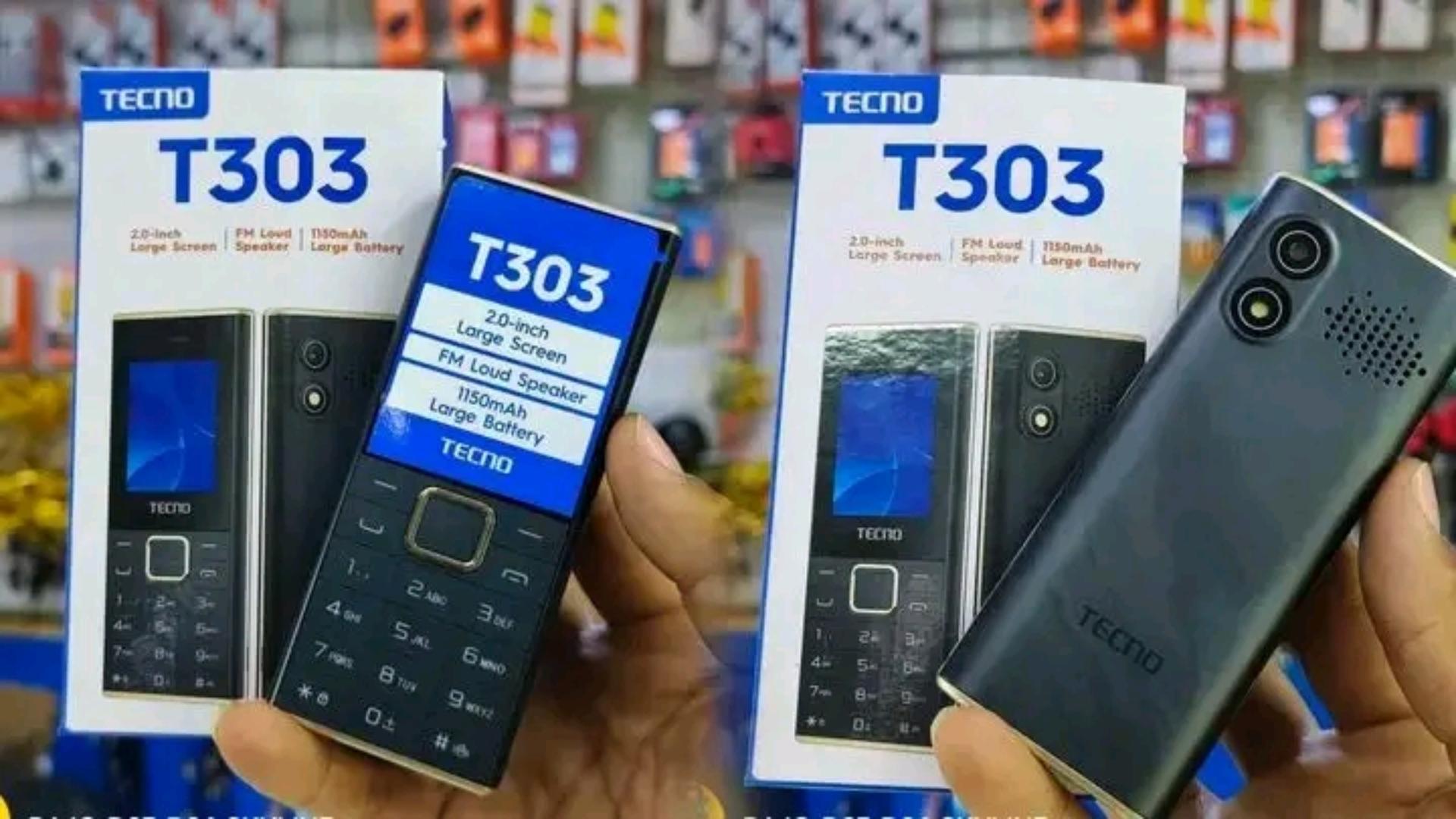 TECNO KABAMBE.Tecno Dual SIM Feature Phones: Ultra-Slim Portable Mobile with Long-Lasting 1150mAh Battery, Large 2.0-Inch Display,. Kabambe Models:T101/T102/T303