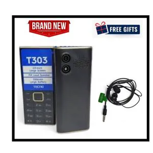 TECNO KABAMBE.Tecno Dual SIM Feature Phones: Ultra-Slim Portable Mobile with Long-Lasting 1150mAh Battery, Large 2.0-Inch Display,. Kabambe Models:T101/T102/T303