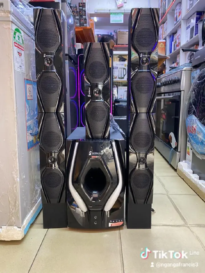 Sayona worth  SHT-1193BT 18000W PMPO Bluetooth Subwoofer System Tall Boys Speakers Home Theatre System. SAYONA TALL BOY HOMETHEATRE SPEAKER SYSTEM .  Sayona 3.1CH WOOFER BLUETOOTH SPEAKER