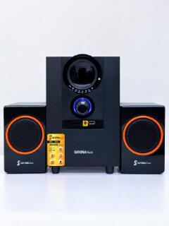 The Sayona (SHT-S01 / SH-501) SHT-S01 2.1CH Subwoofer. Multimedia Speaker System / Subwoofer Sayona HOMETHEATRE Woofer system  .AC/DC  capability  With Bluetooth function and Has FM radio.3000W PMPO (