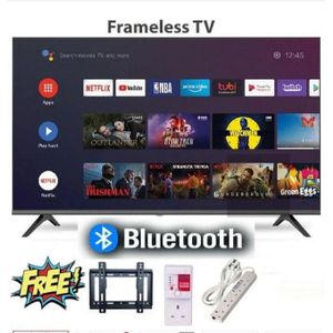 Vitron WHALE OS TV , 40"inch Frameless Bluetooth Television Smart TV, Inbuilt Decoder ,App Store Netflix Youtube(1 Year Warranty) + A Free Wall Mounting Bracket+TV GUARD+EXTENSION . VITRON 40 SMART TV