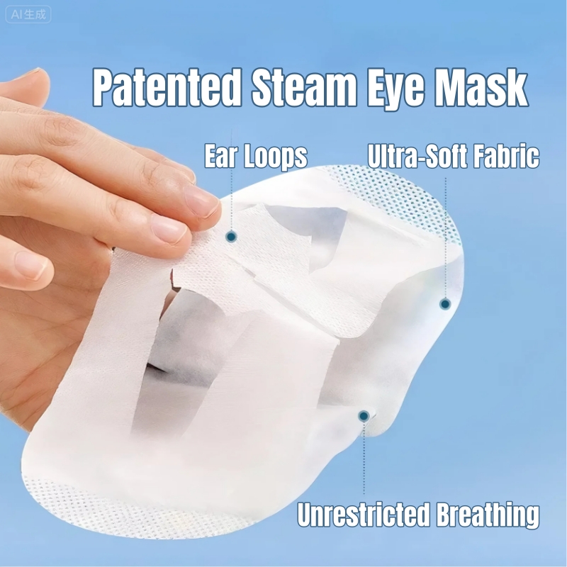 5-in-1 Soothing Steam Warm Compress SPA Eye Mask Household Disposable Hot Compress Eye Patch Student Heating Shading Heating Puffy Eyes & Dark Circles Relief For Dryness, Insomnia Eye Strain Portable