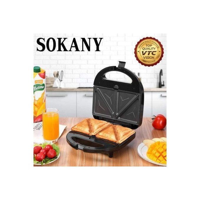 sokany Sandwich Maker & Toaster -750W
