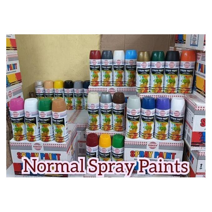 QUICK SELLING !!! Asmaco All-Purpose Multi-Surface Spray Paint Cans – Durable Quick Dry Interior & Exterior Finish