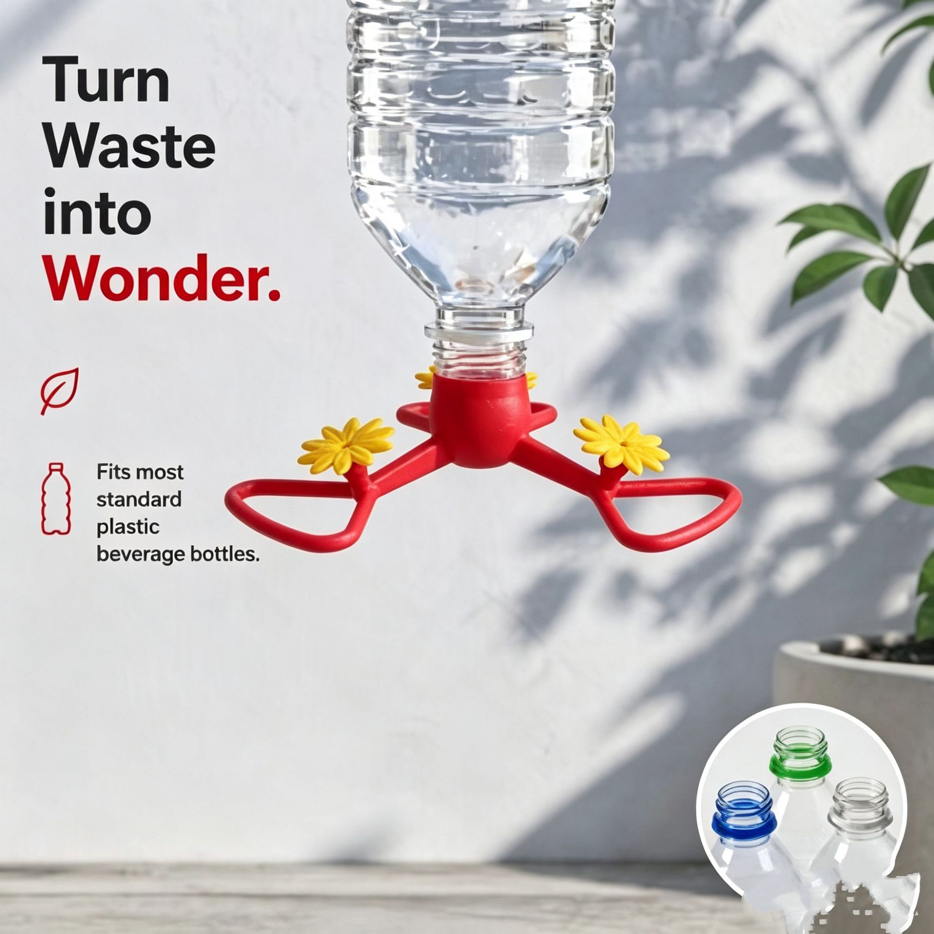 Hummingbird Feeder is a detachable and portable garden bird feeder