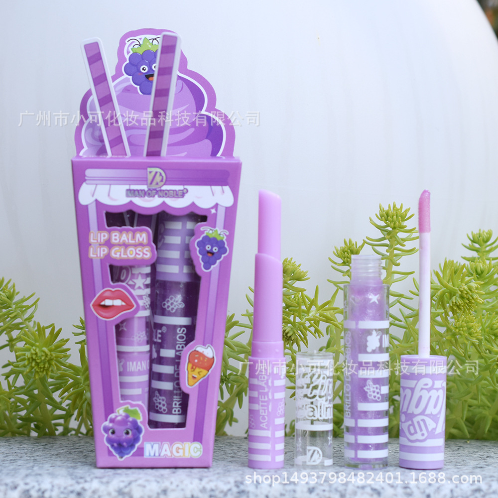 Moisturizing lipstick Color Changing Lip Oil Set Beverage Ice Cream New view 10