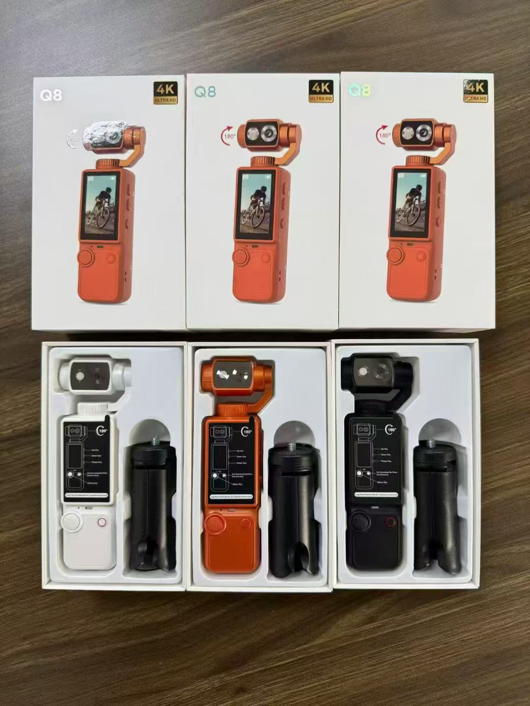 Cross-border Q8 handheld outdoor sports camera, ultra-clear autofocus, conference recording, portable, pocket-sized video camera