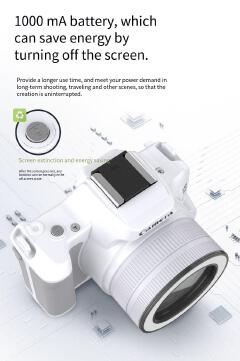 D11 cross-border popular 48 million pixel 2k ultra high definition mini digital camera portable dual camera DSLR