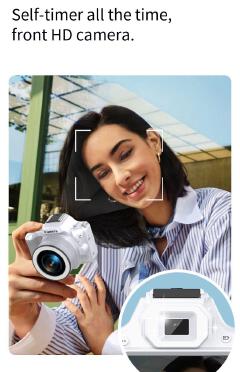 D11 cross-border popular 48 million pixel 2k ultra high definition mini digital camera portable dual camera DSLR