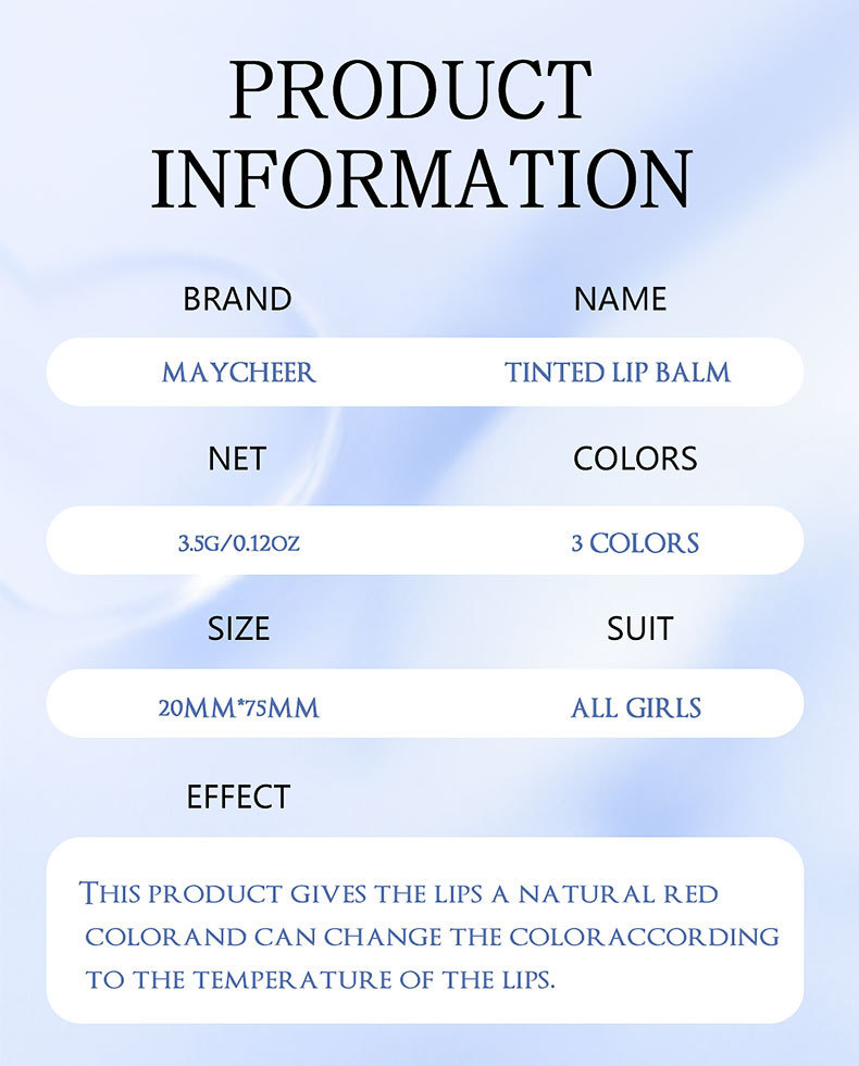 Color changing lipstick, non fading, non staining cup lipstick, female moisturizing, moisturizing and moisturizing lipstick view 4