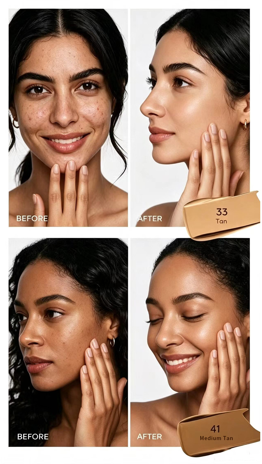 Popular nicotinamide essence bb cream, concealer, tender, flawless, moisturizing, moisturizing and makeup retaining BB cream view 3