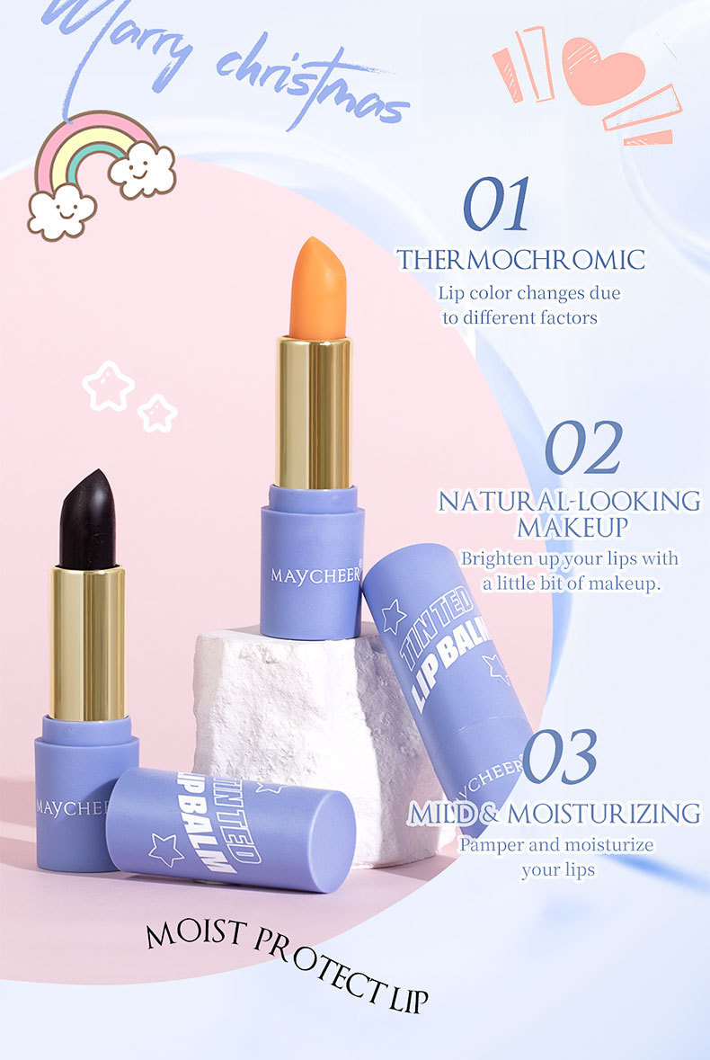 Color changing lipstick, non fading, non staining cup lipstick, female moisturizing, moisturizing and moisturizing lipstick view 2