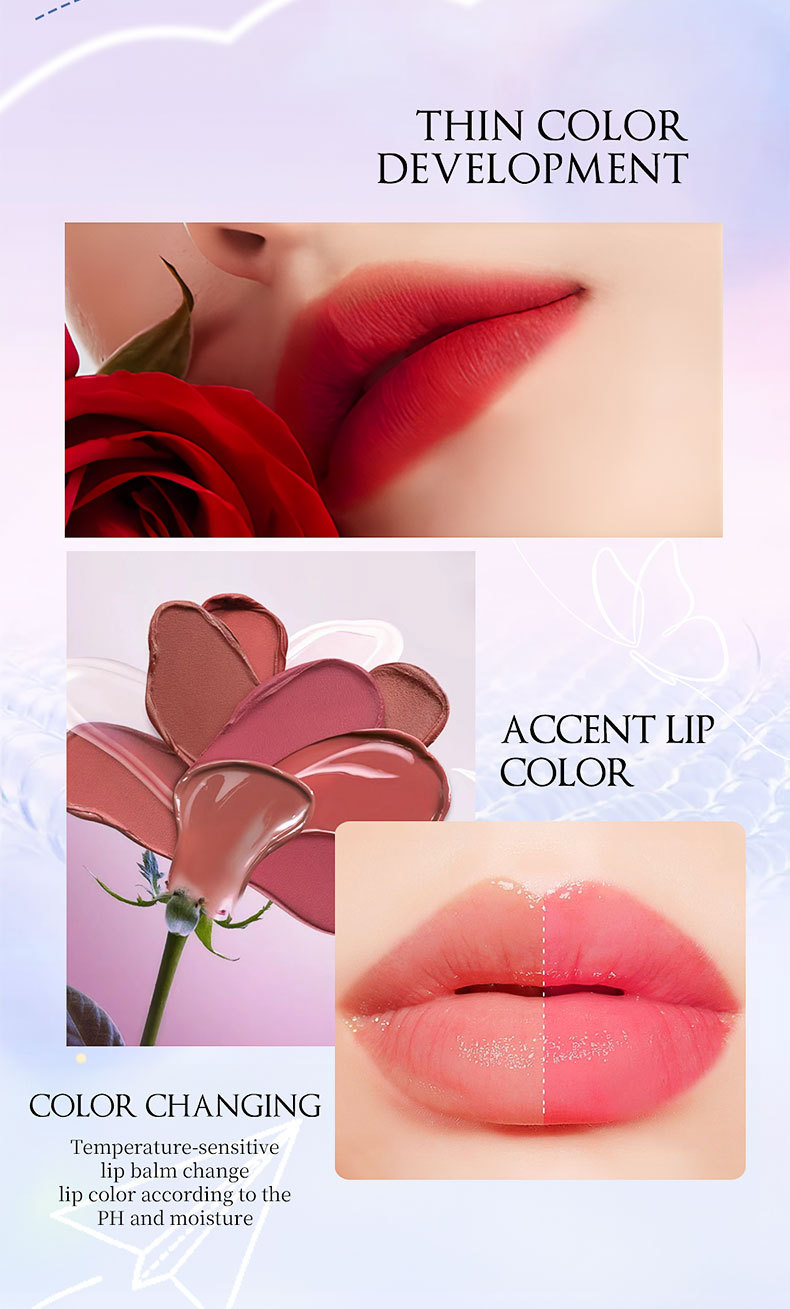 Color changing lipstick, non fading, non staining cup lipstick, female moisturizing, moisturizing and moisturizing lipstick view 6