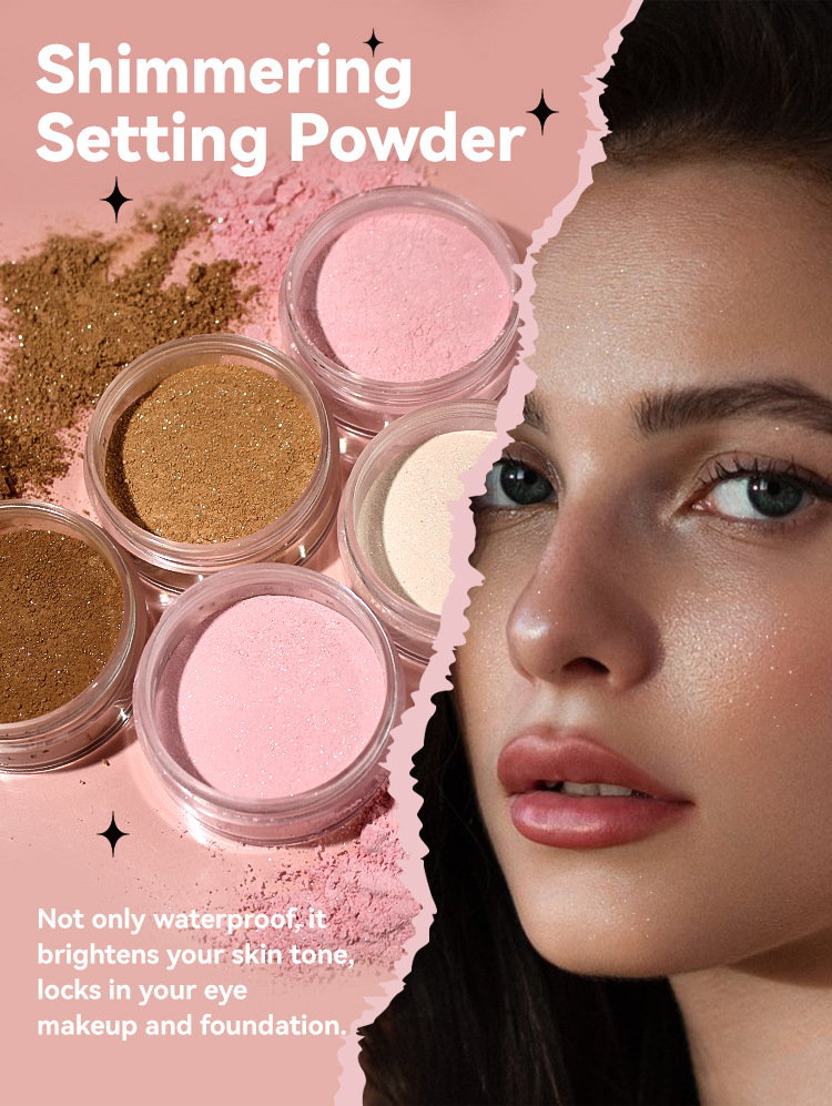 Mist Set up Diamond Powder Honey Powder Pearl powder Lasting Matte Oil Control Waterproof Powder