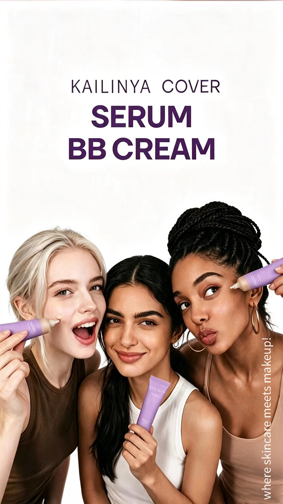 Popular nicotinamide essence bb cream, concealer, tender, flawless, moisturizing, moisturizing and makeup retaining BB cream