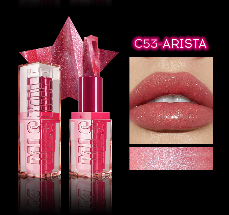 Spiral Five pointed Star Pearl Lipstick Moisturizing lipstick view 9