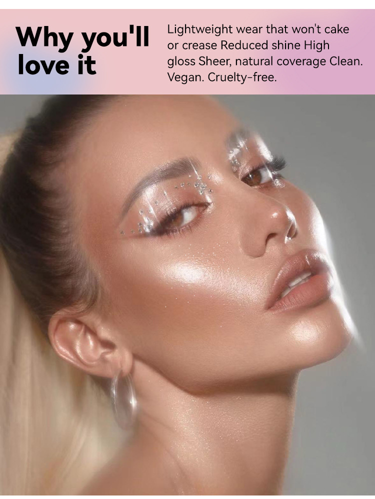 Mist Set up Diamond Powder Honey Powder Pearl powder Lasting Matte Oil Control Waterproof Powder view 2