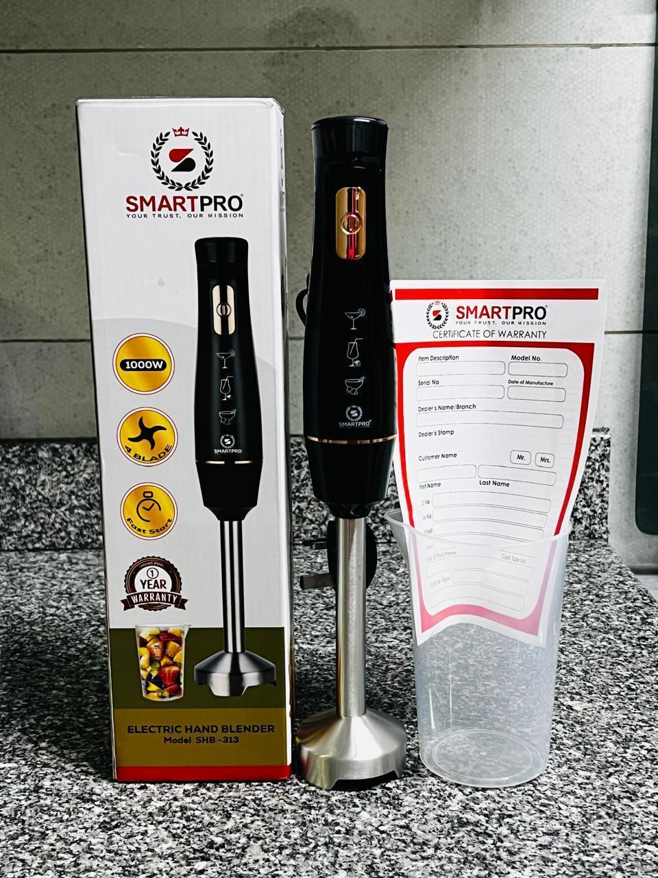 🥕Smart Pro Electric Immersion Hand Blender, SmartPro Stick Blender, Multifunctional Hand Mixer, Stainless Steel Handheld Blender🍉features a robust motor and sharp stainless steel blades to handle a