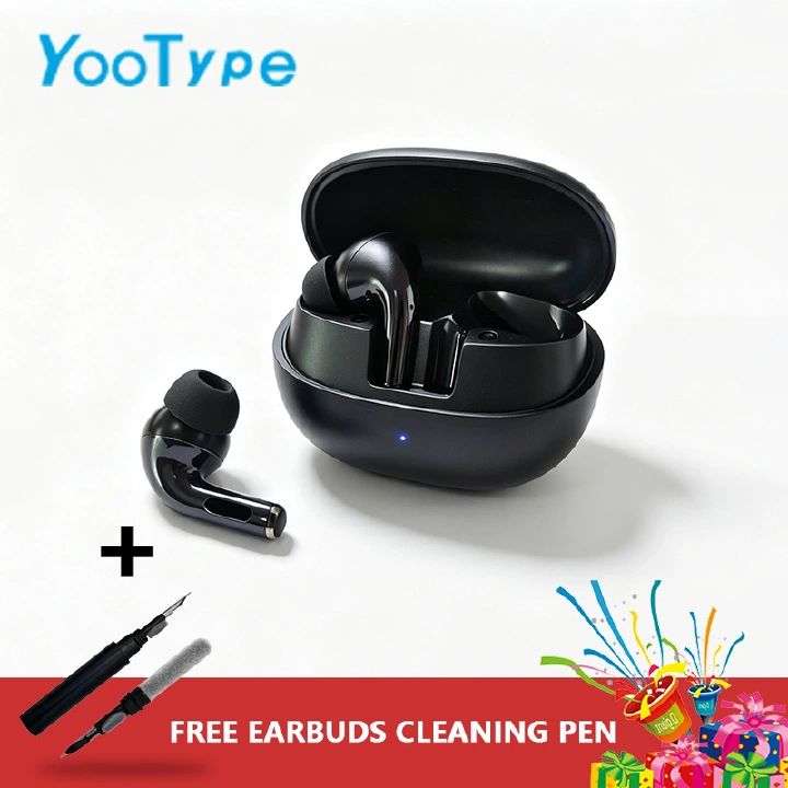 Wireless Earbuds Bluetooth YooType K29 TWS Stereo Earphones with Microphone Deep Bass Noise Suppression In Ear 300mAh Battery Headset for iOS Android Windows Mobile Phones Sport Earpods Black [+Gift]