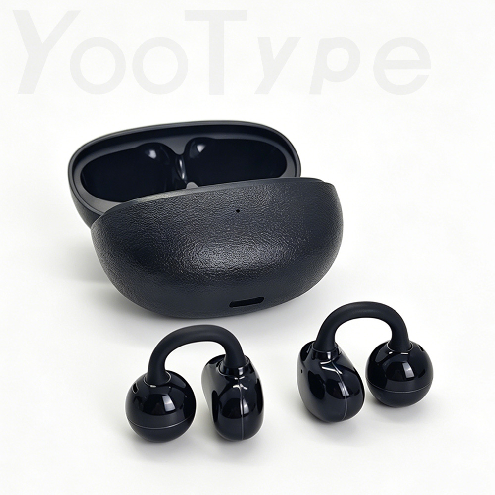 [New Arrival]Open Ear Clip Wireless Bluetooth 5.3 Earphones TWS Stereo Earbuds YooType K11 HiFi Sound 20H Playtime for iPhone Tecno Android