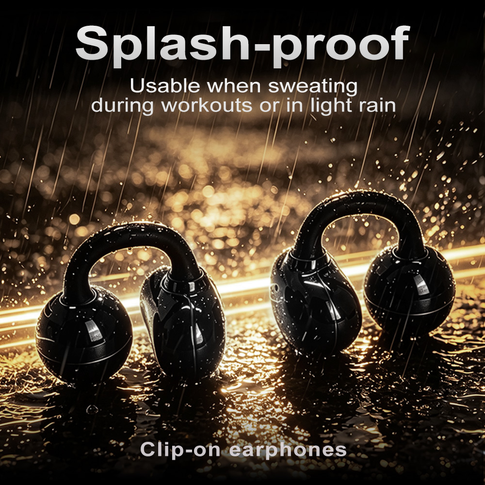 [New Arrival]Open Ear Clip Wireless Bluetooth 5.3 Earphones TWS Stereo Earbuds YooType K11 HiFi Sound 20H Playtime for iPhone Tecno Android