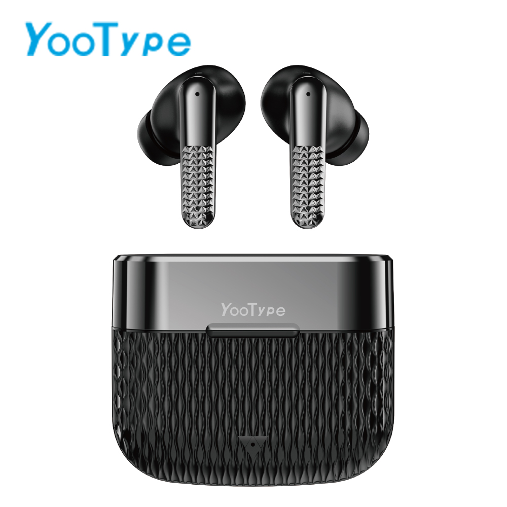 YooType K25 Wireless Bluetooth 5.4 Earphones TWS Stereo Earbuds Hi-Fi Studio Sound Premium Textured Design for iPhone Tecno Android