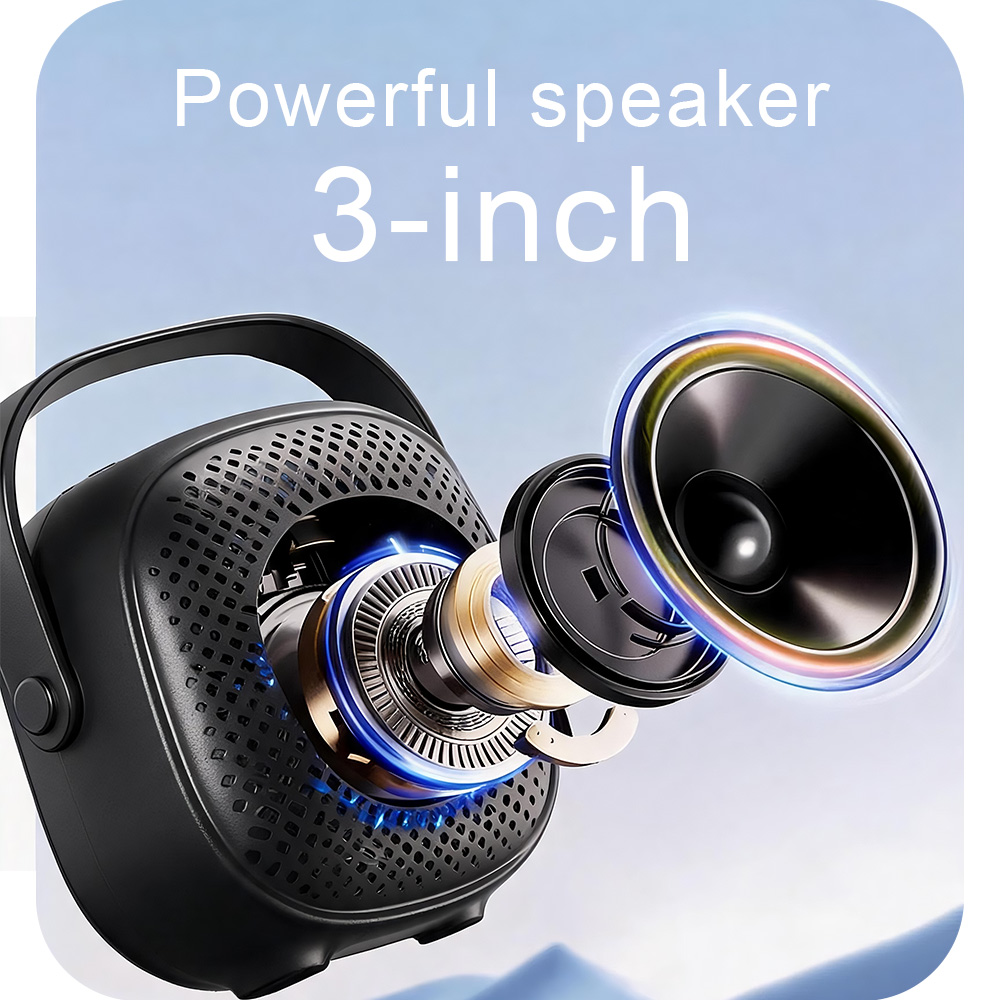 SUPER OFFER! Karaoke Wireless Speaker Portable Bluetooth Speaker YooType Microphone RGB LED Lights Super Bass Bluetooth Soundbox TWS USB TF Outdoor Party Speaker Home Entertainment Long Battery Life