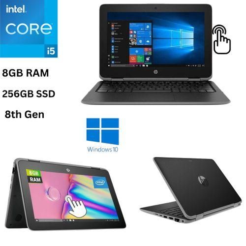 Hp probook 11 g4 x360 | Convertible 2  CORE m3  8th gen  | 8 GB RAM | 128GB SSD | Touchscreen | 1080p FHD | 12.' Display | Double camera Laptop,windows 10+office 2016.