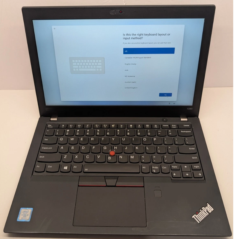 (FREE WIRELESS MOUSE}Refurbished Lenovo ThinkPad X270 Intel Core i5 7th Gen laptop 4GB RAM 128GB SSD Lightweight Laptop  , USB 3.0 HDMI VGA Wi-Fi ports Bluetooth HD webcam Intel HD Graphics